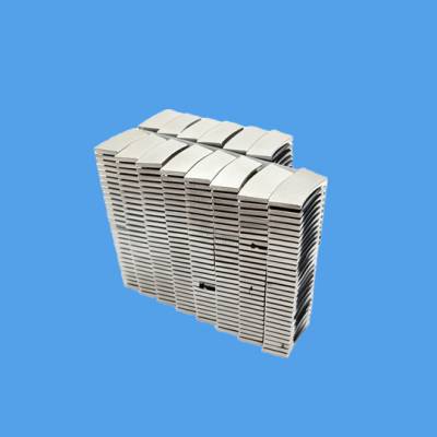 电机用耐温烧结分段弧形契形扇形永磁铁 厚度磁化