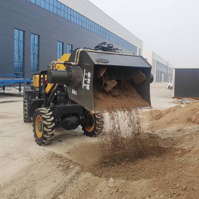 外贸矿用搅拌斗装载机 巷道防爆装载搅拌一体机出口