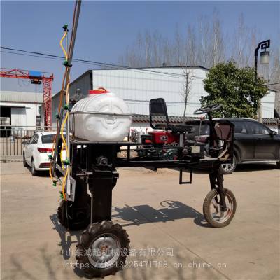 自走式折叠喷杆打药机 汽油水柱喷射打药机 三轮自走喷药机