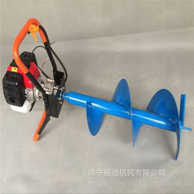 家用摘树挖坑机 校园内汽油钻坑机 植树造林钻眼机