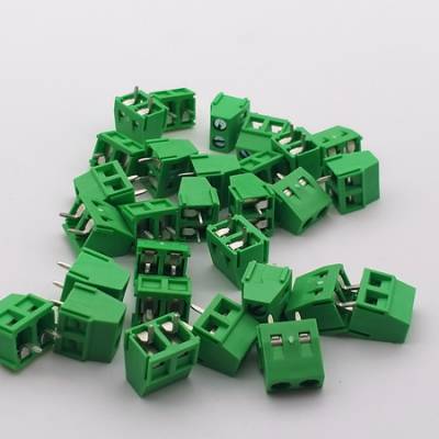 环保kf127螺钉式pcb接线端子dg12750mm连接器绿色fet1504