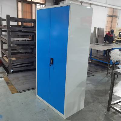 锦盛利GJG-428 车间储物柜 烤漆蓝色铁皮柜 工厂员工工具柜