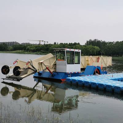 水葫芦打捞船 小型半自动保洁船 操作简单 使用灵活 永胜机械