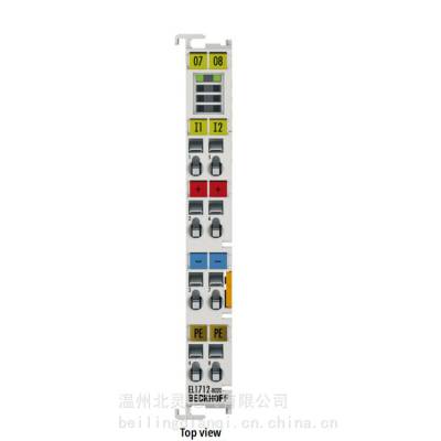 倍福 I/O端子模块EL1712-0020|EtherCAT终端2通道数字输入120VDC3毫秒