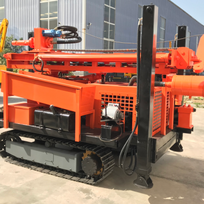 150型履带空压机潜孔钻机气动水井钻机农用水井钻机