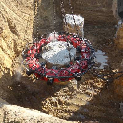 青海破桩头用什么机械抱箍式破桩头设备