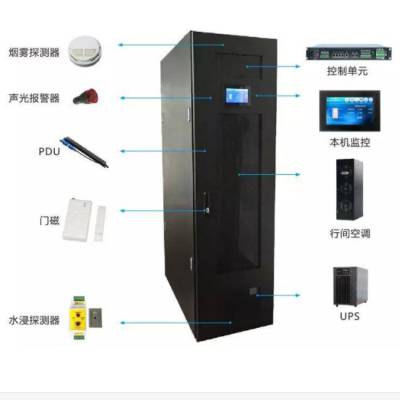 IDC数据中心 智能微模块 机房 冷通道 防止冷气泄露