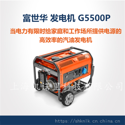 富世华 大型汽油发电机G5500P 家用户外手启动+电启动四冲程5.5KW