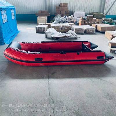 防汛救灾搜救艇水域应急橡皮艇海上漂流救生船充气式折叠冲锋舟