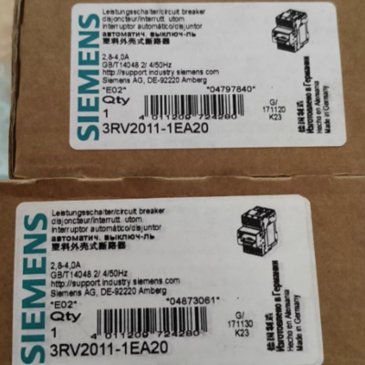 SIEMENS电机保护断路器3RV2011-1EA20