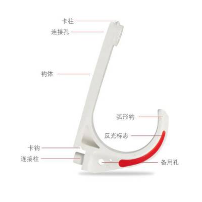 矿用电缆挂钩GL-PVC阻燃抗静电挂钩矿用塑料挂钩