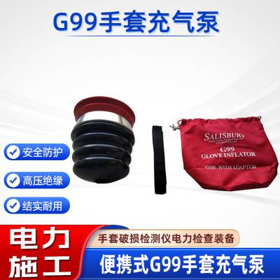 带电作业电工手套充气泵G99绝缘手套检测器手套充气膨胀检查器