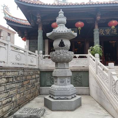 石雕石塔石材加工 寺庙石塔雕刻 石雕塔图片