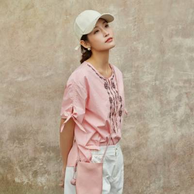 素言夏装苎麻半身裙 高腰显瘦中长裙 女装棉麻上衣货源