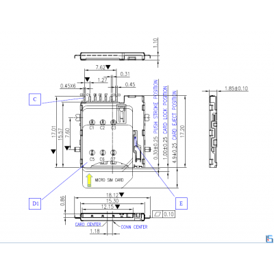 ԏMICRO-SIM SMO-002F-T7