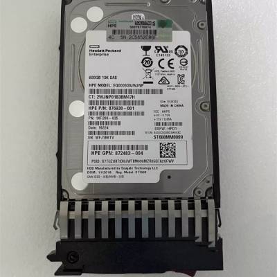 HP 873035-001 600G 10K SAS 12G 2.5 B9F34B MSA洢Ӳ