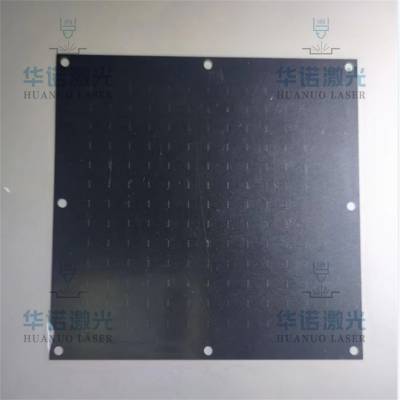 金属合金片狭缝切割镍片激光打孔软态铜箔密集孔加工来图定制