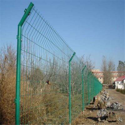 包塑铁丝网 双边丝护栏网安装 清远养殖护栏网厂家