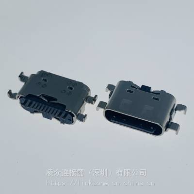 TYPE-C 16PIN1.1˫ĽŲSMT/ʽ/L=6.35mm/Ƭĸ