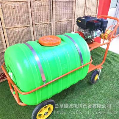 佳诚 汽油动力打药机 四轮手推大扬程打药机 手推式高压喷雾器