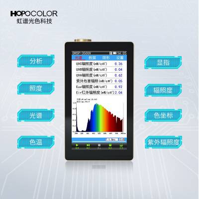 LED昆虫诱捕灯 检测强度OHSP350UV光谱分析仪