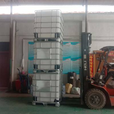 胶水桶 大口径包装桶 带框吨桶 化工储存桶加厚塑胶叉车桶1000L方形吨桶