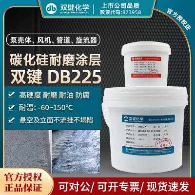 双键DB225防腐碳化硅耐磨涂层 耐腐蚀修补修复剂叶轮衬板旋流器