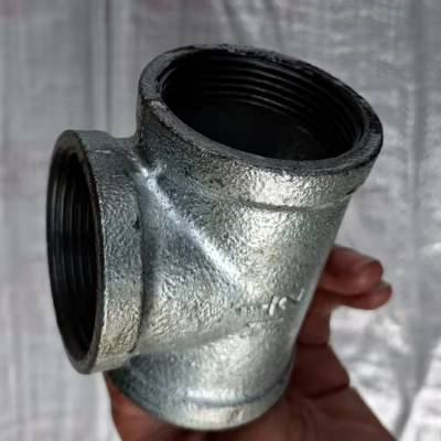 dn40镀锌丝接三通 消防 水暖 燃气***三通管件厂家