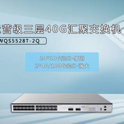 WQS5528T-2Q 24口万兆核心光交换机