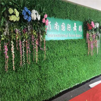 仿真植物墙人造尤加利波斯草壁挂招牌遮盖塑料绿植人工绿化背景墙