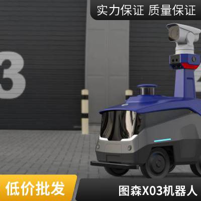 可定制X03安全巡逻机器人室外智能安保巡逻机器