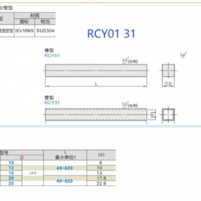 刻度支柱RCY81-D12一个订底座用刻度支柱