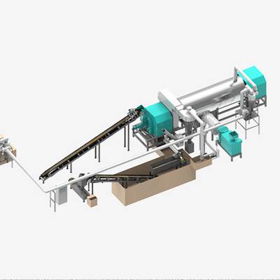 河南北工卧式滚筒炭化炉节能炭化机设备玉米秸秆炭化机设备