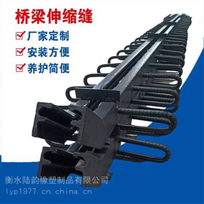 单缝式 多组式桥梁路面伸缩装缝安装平稳振动小