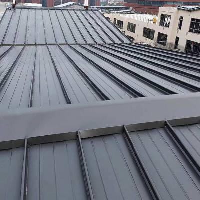 金属屋面厂家 0.7mm厚铝镁锰合金板65-430型铝板 面板可定制 暗扣式屋面瓦