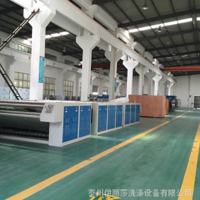 黑龙江肇东 工业四滚烫平机 节能高效不锈钢滚筒床单烫平机