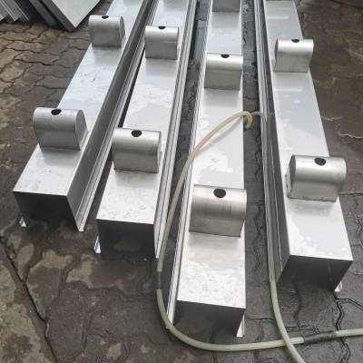 30个厚激光切割法兰 304大型水箱古铜拉丝折弯U槽天沟