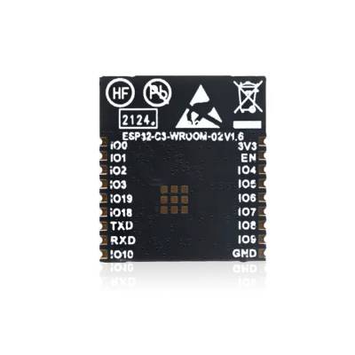 全球乐鑫代理商ESP32-C3-WROOM-02-H4 3D打印机无线模块ble5模组