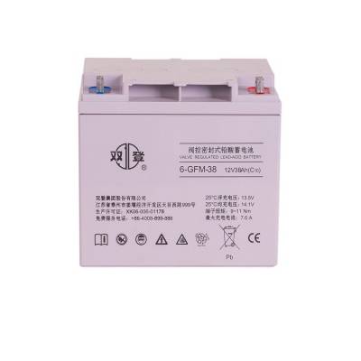 双登蓄电池12V38AH 6-GFM-38 免维护电池 直流屏 ups电源用