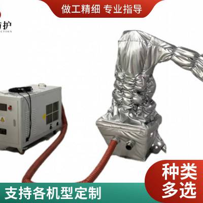 轻量化机器人防护服 防油抗尘防静电 涤纶材质