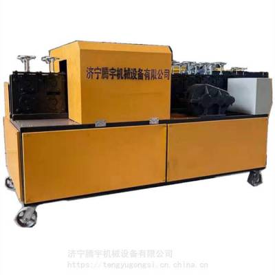 脚手架钢管调直除锈喷涂一体机厂家价 方管 槽钢调直除锈喷涂机