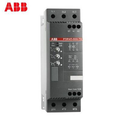 AB B PSR系列紧凑型软起动器 PSR45-600-70 额定电流45A 可开增票