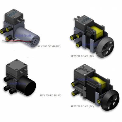 Schwarzer气体隔膜泵SP 730 EC-VD（DC）
