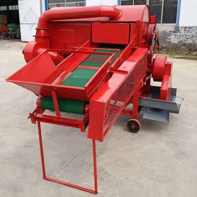 多功能水稻谷子脱粒机大型柴电两用小麦脱粒机