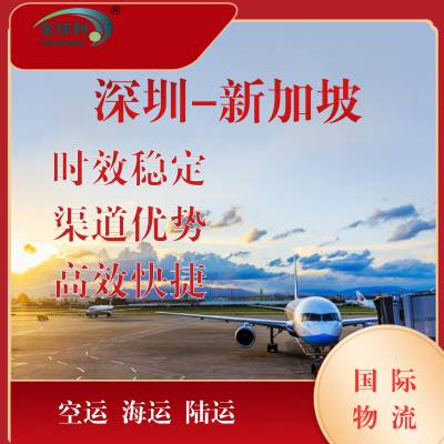 全球利新加坡SZX-SIN空运低价直飞高时效优质服务