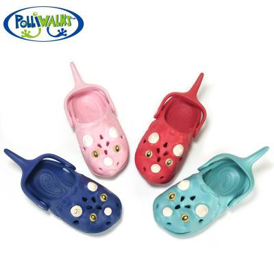 2020新款Polliwalks童鞋卡通儿童洞洞鞋户外休闲沙滩鞋防滑儿童拖鞋酷炫角龙卡通凉鞋夏季爆款