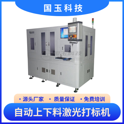 国玉科技 自动化激光打标机 全自动上下料 激光喷码机 支持定制