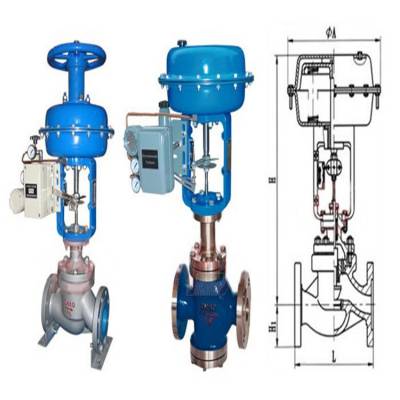 偃师市阀门销售 ZJHM-16/25C DN40 气动套筒调节阀 精小型薄膜调节阀 直通铸造球型