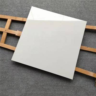 800×800抛釉砖 全瓷微晶石通体地板砖 白色印花工程砖