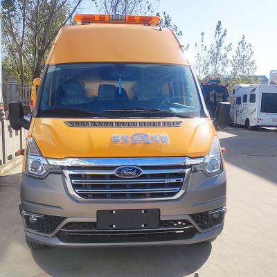 福特五门救援抢险车气防应急救援车双排座救险车车顶行李架